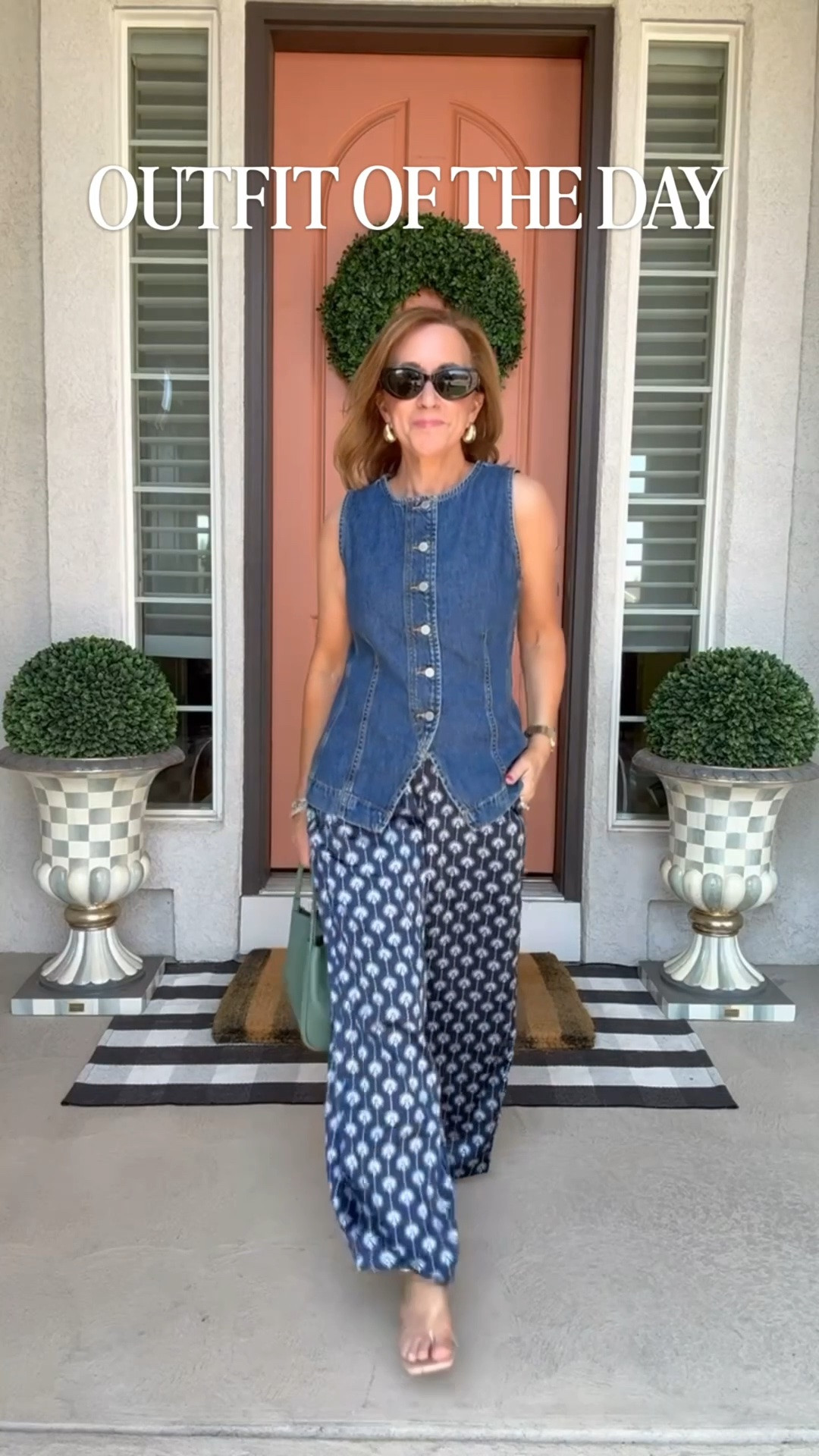 The perfect balance of polished and effortless!

A classic denim vest, flowy wide-leg pants, and heeled sandals create a look that feels chic, comfortable, and pulled together.

Petite style, outfit idea, fashion over 40

#LTKootd #LTKOver40 #LTKPetite
