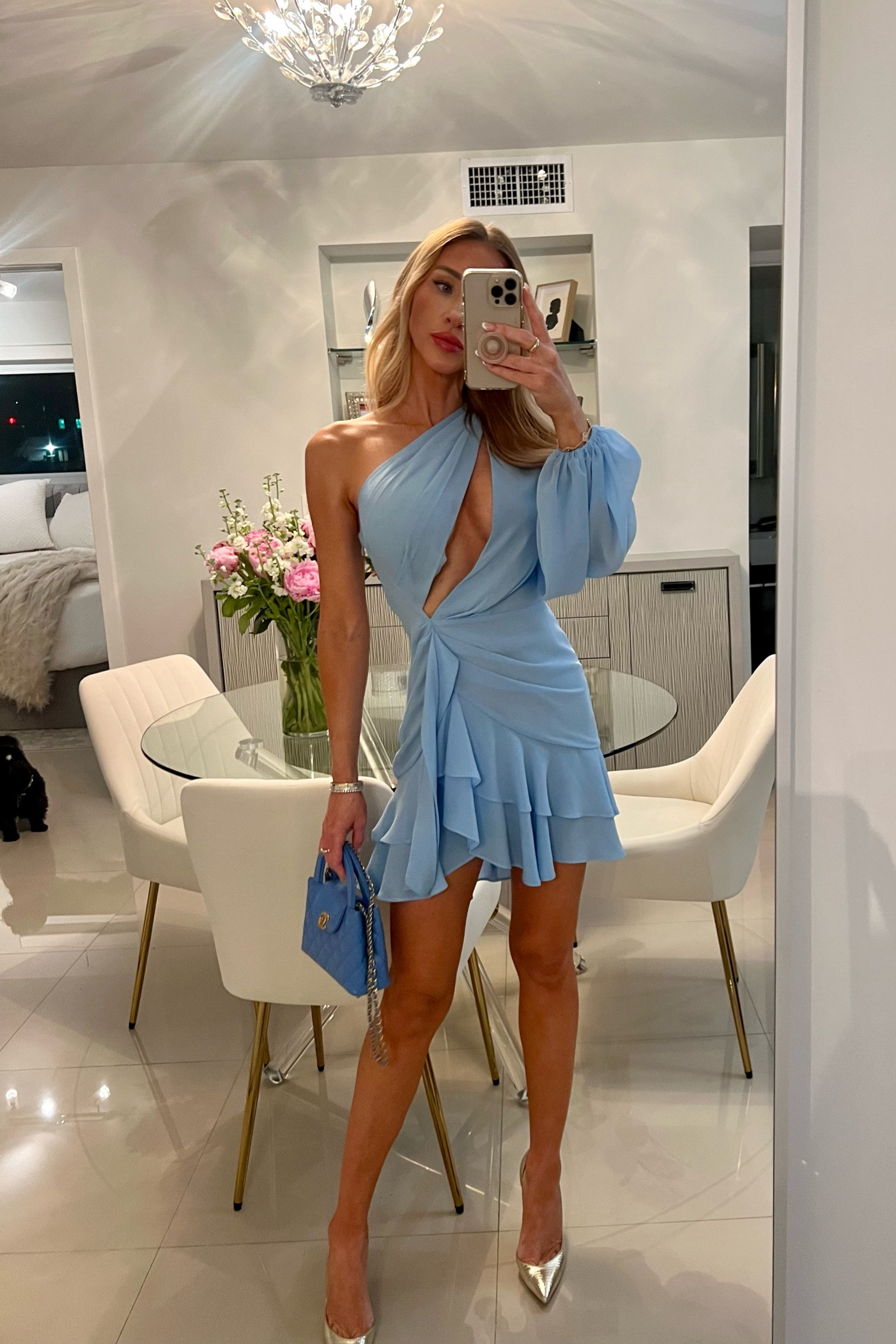 Party season dress!

Great to have year round - fun, flirty and elegant 

Wearing the blue in XS but have in black in XXS which fits better. 

Gold heels 
Revolve sale alert

#LTKHoliday #LTKSaleAlert #LTKParties