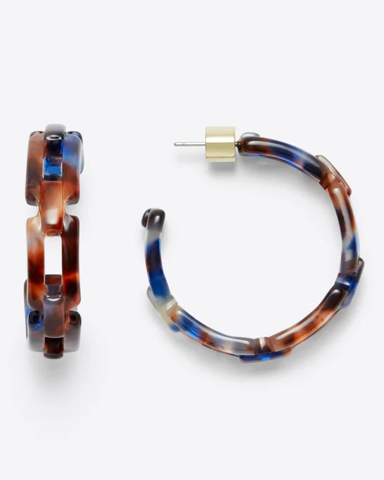 Chain Link Hoops | Draper James (US)