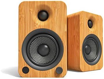 Kanto YU4 Powered Bookshelf Speakers with Built-in Bluetooth and S4 Desktop Speaker Stands - Pair... | Amazon (US)