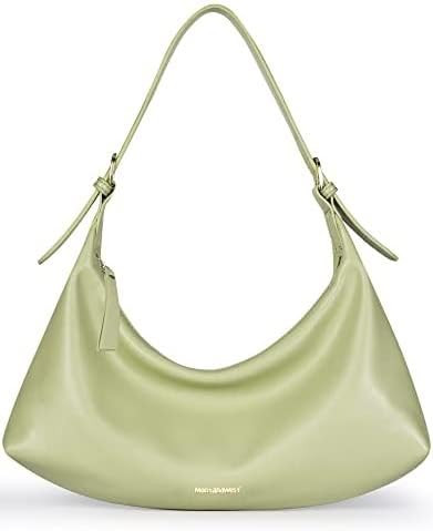 Montana West MEDIUM Shoulder Purses for Women Crescent Hobo Bags Trendy Purses | Amazon (US)