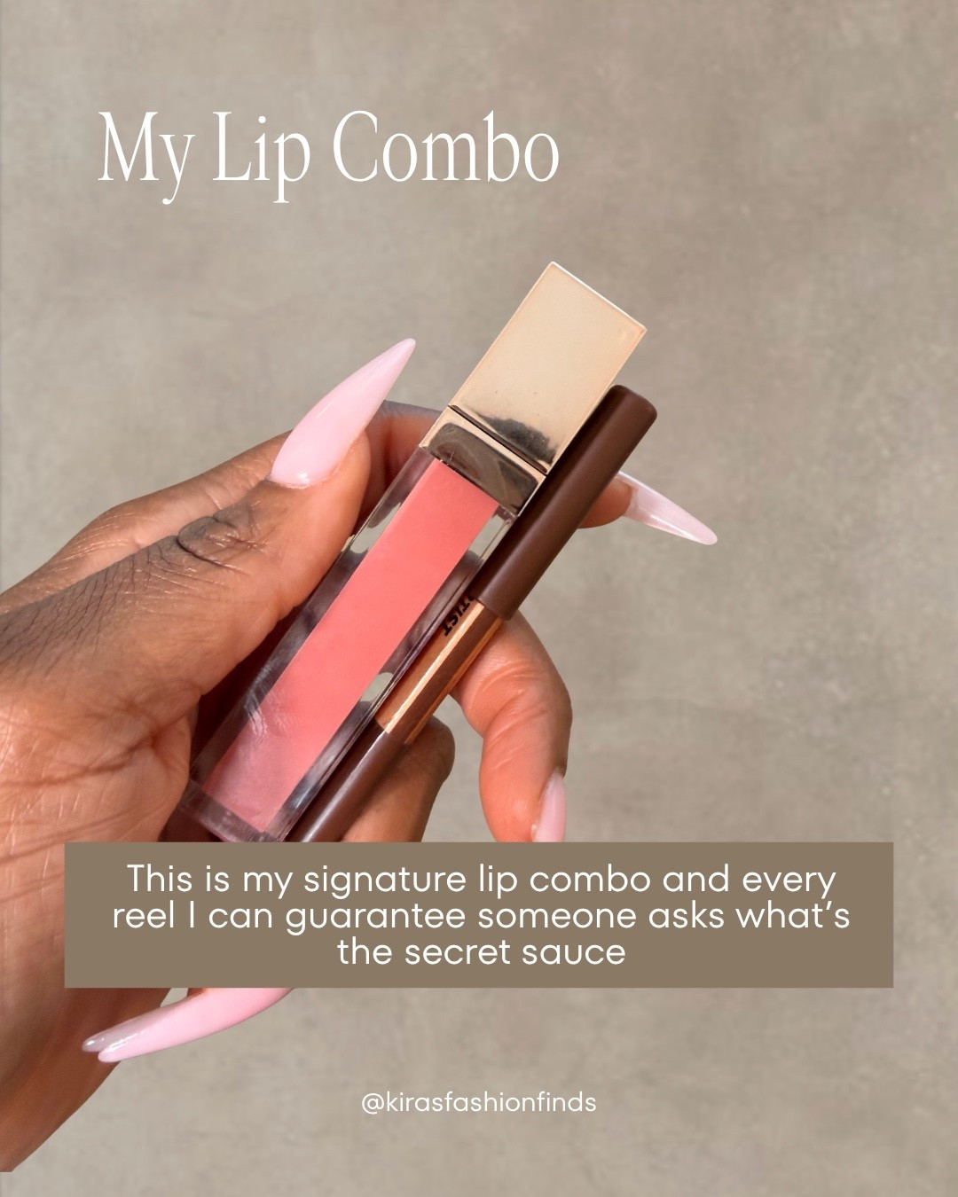 Scroll to shop! ✨ My favorite lip combo. Everything is linked below.👇🏾

Desliza para comprar. ✨ Mi combinación de labios favorita.

📲 Download the free LTK app & follow me @kirasfashionfinds to shop all my daily finds.

#LTKvlog #LTKBeauty #LTKselfcare