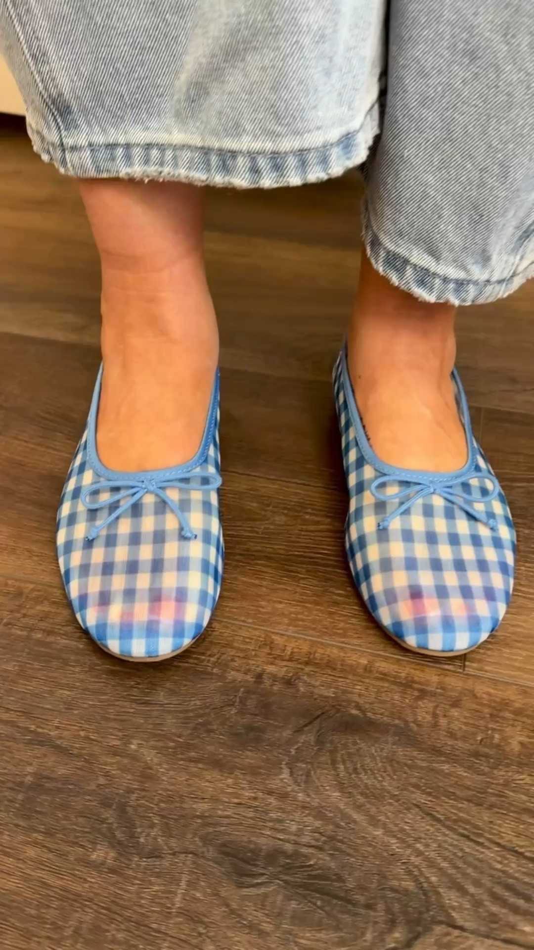 Gingham flats from Walmart!!! These are so fun for spring 🩵

#LTKootd #LTKFestival #LTKWorkwear