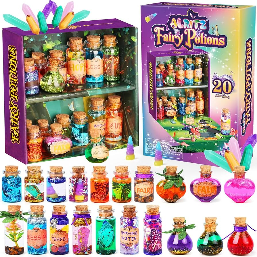 Alritz Fairy Potions Kit, Magic Mix Kit 20 Bottles, Christmas Gifts Decorations Ornaments Garden ... | Amazon (US)