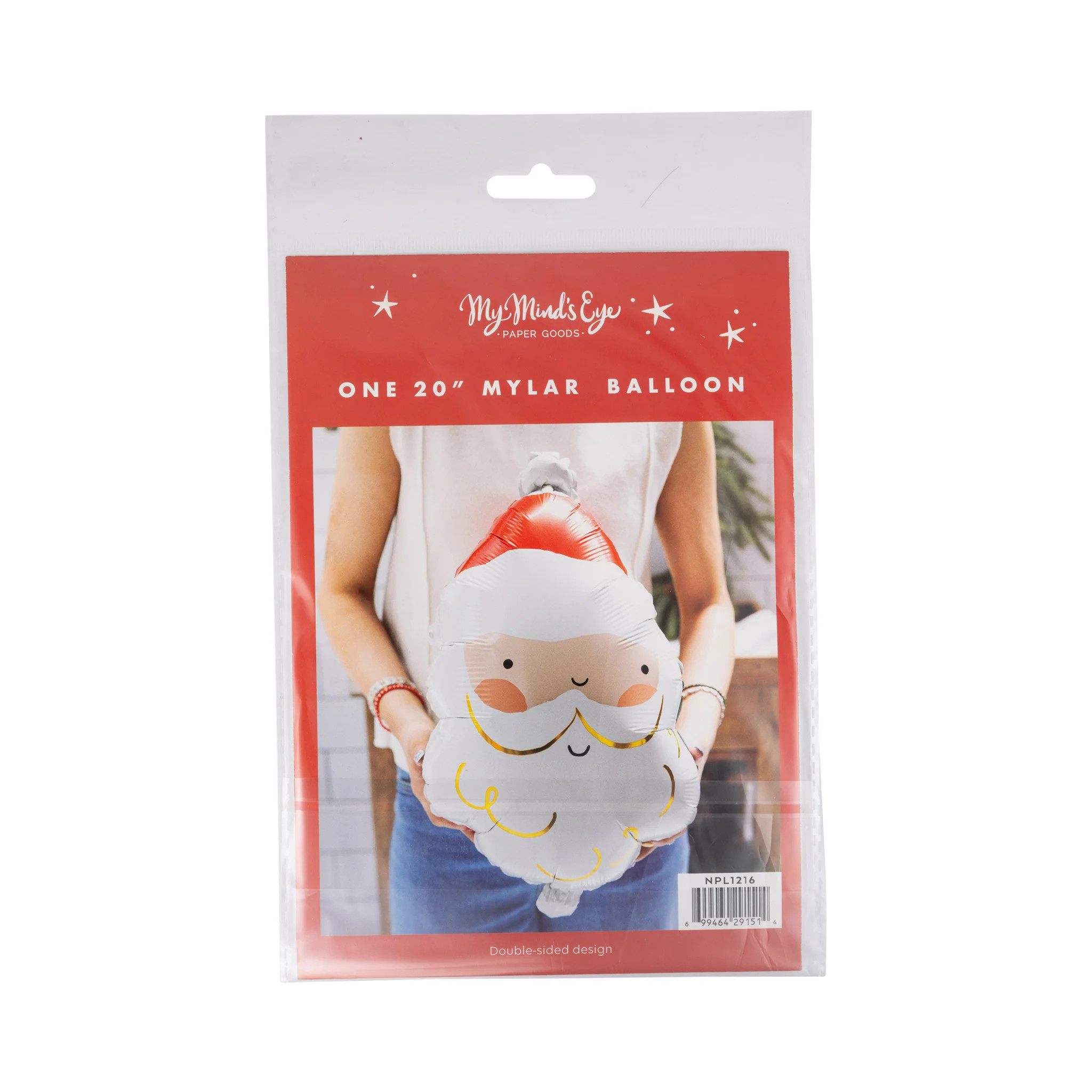 Santa Mylar Balloon | My Mind's Eye