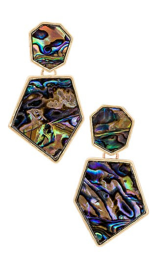 x REVOLVE Drop Earring in Abalone | Revolve Clothing (Global)