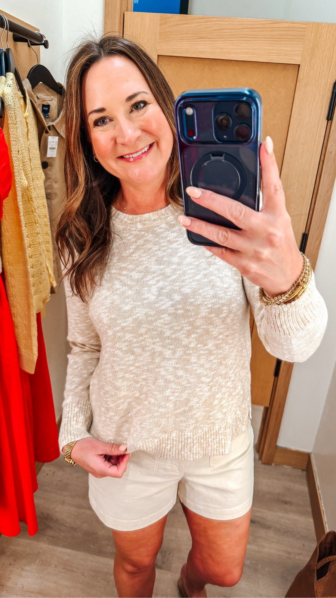 The perfect lightweight spring neutral sweater.  It definitely came home with me 

#LTKOver40 #LTKSaleAlert #LTKmomlife