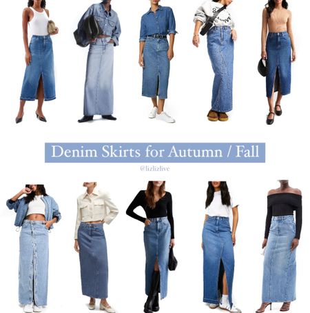 Denim Skirts for Autumn / Fall 👖🧵🍂
-
#denim #denimskirts #outfitideas

#LTKfindsunder100 #LTKstyletip #LTKSeasonal