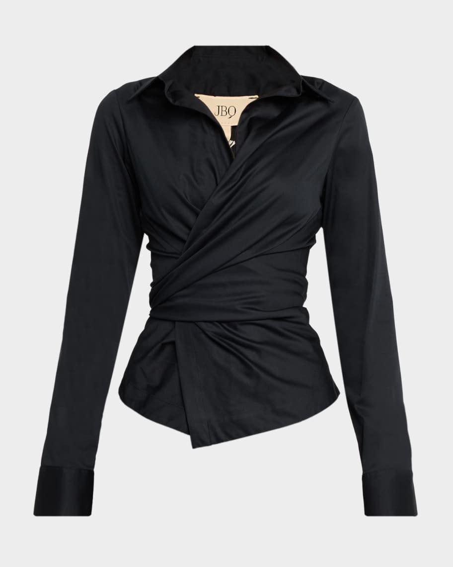 JBQ Valentina Wrap Top | Neiman Marcus