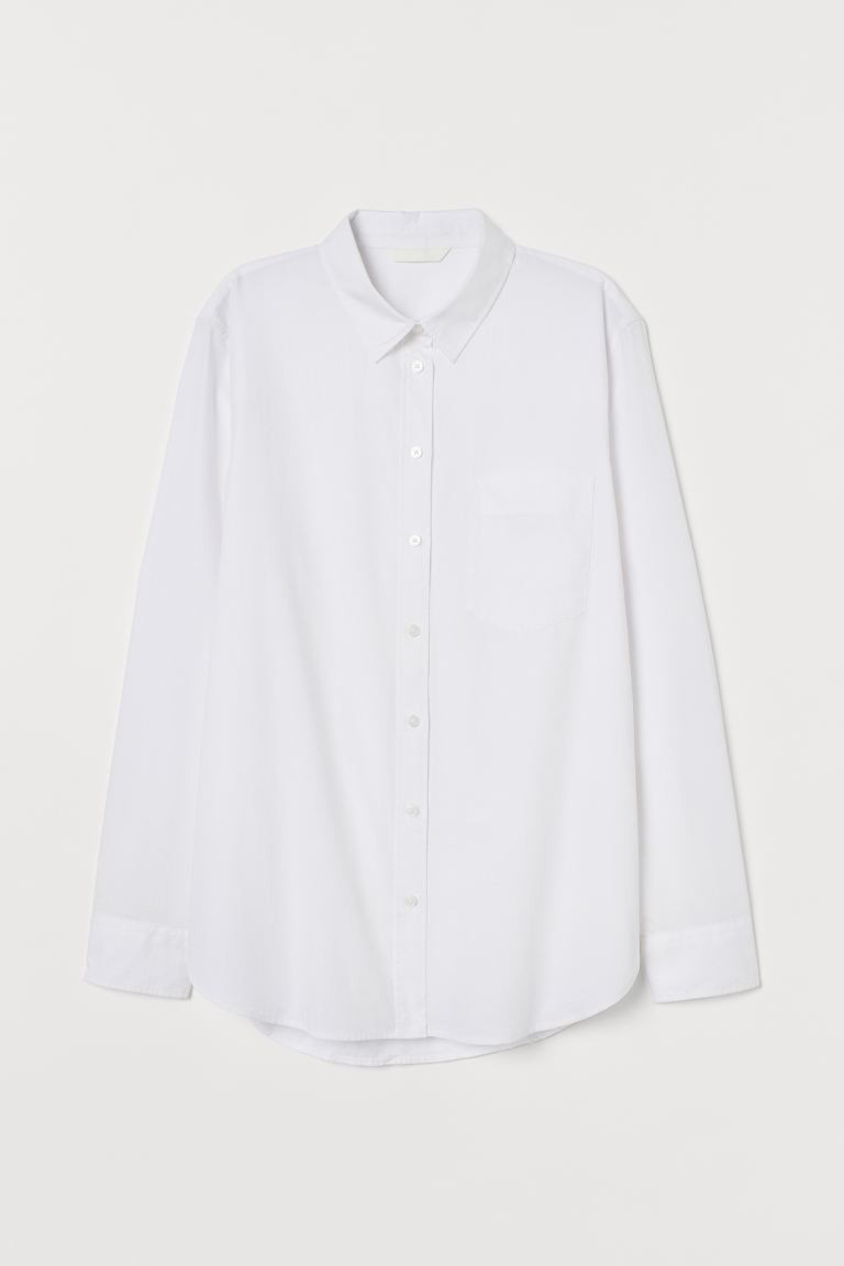 Cotton shirt | H&M (UK, MY, IN, SG, PH, TW, HK)