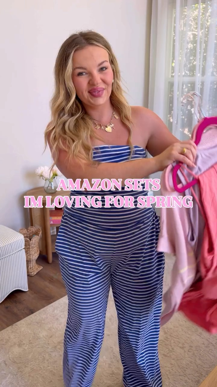 🩷 ya girl liiiiives for a good matching set 🙌🏼🤩 these are easy to throw on and perfect for when you don’t feel like pulling an outfit together 👏🏼 #amazonfinds

#LTKSeasonal #LTKMidsize