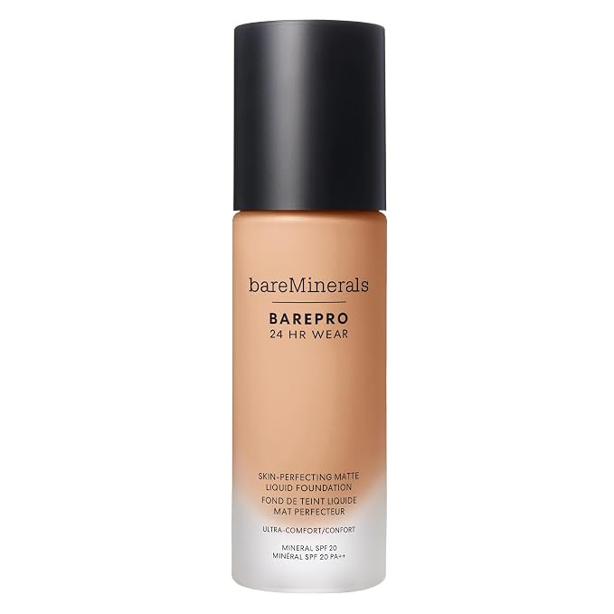 bareMinerals BAREPRO Matte Liquid Foundation, SPF 20, Medium 32C, 1 oz | Amazon (US)