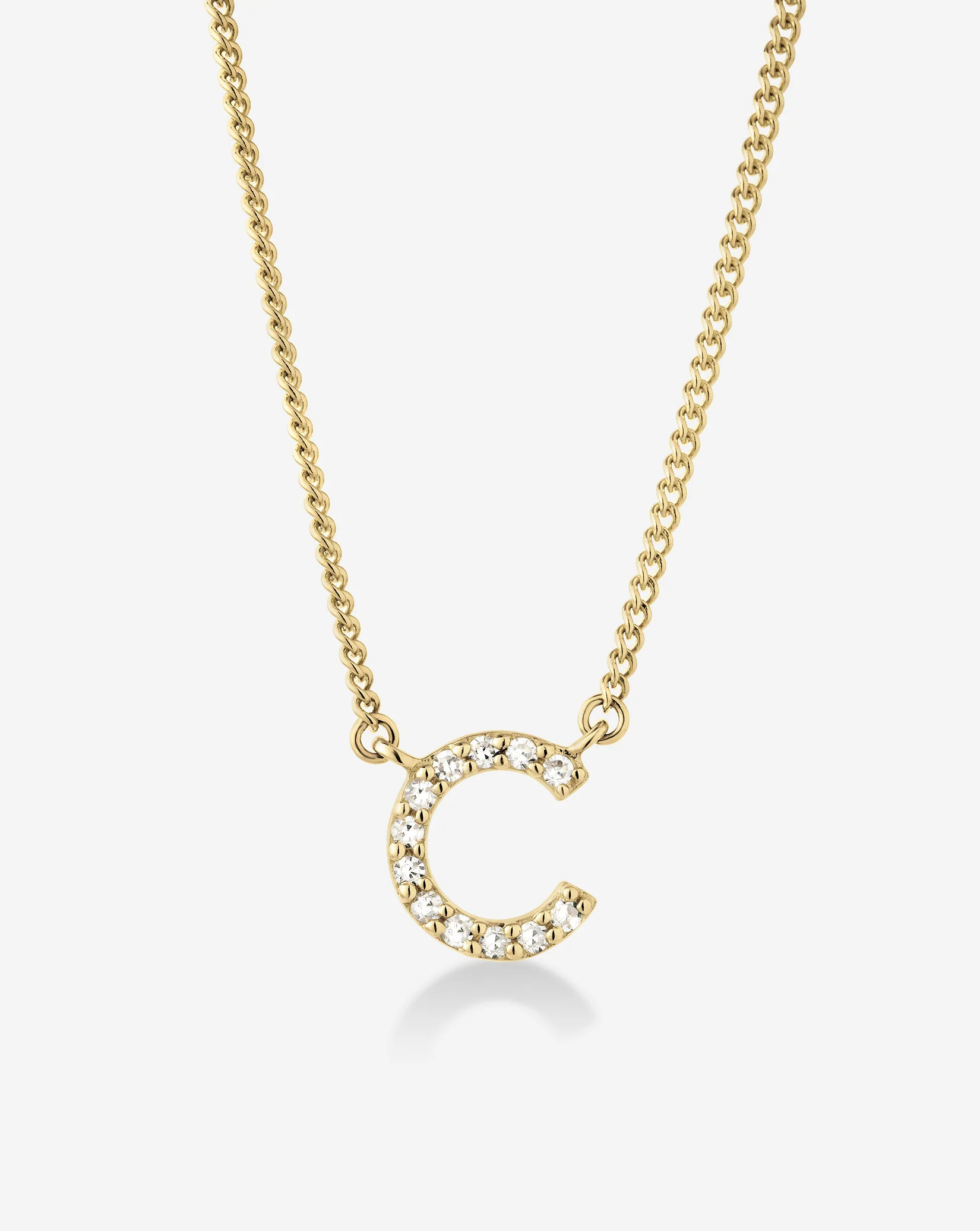 Diamond Initial Necklace | Ring Concierge