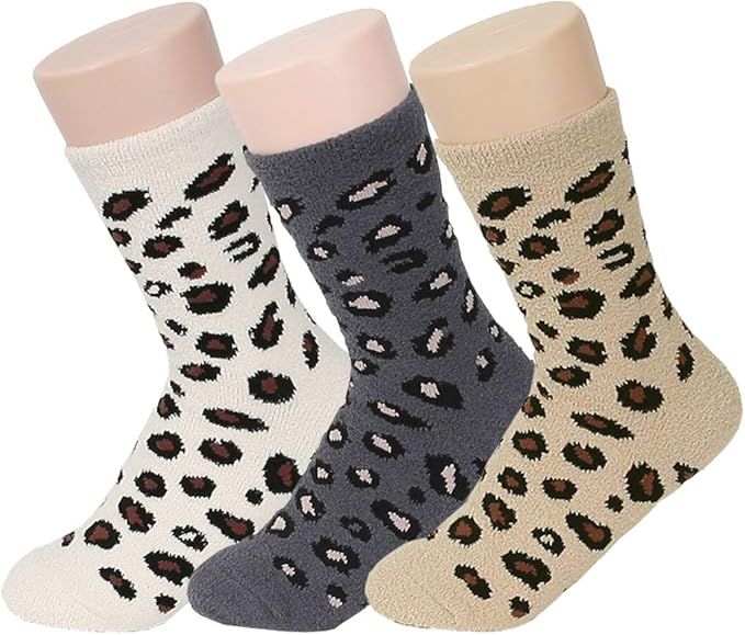 Women's Soft Warm Winter Fuzzy Socks | Amazon (US)
