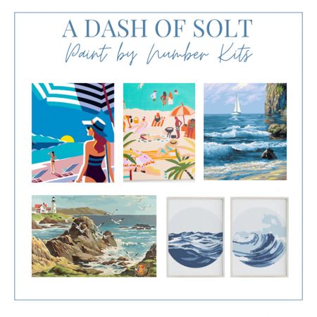 The cutest coastal painting kits for adults! I recently started paint by numbers as a hobby and Etsy has some awesome kits that are coastal and nautical! 

Paintings, coastal home, coastal paintings, diy, diy painting, coastal style, coastal art, coastal, nautical, nautical art, coastal home, blue and white home, preppy, preppy home, classic home 

#LTKunder100 #LTKhome #LTKtravel