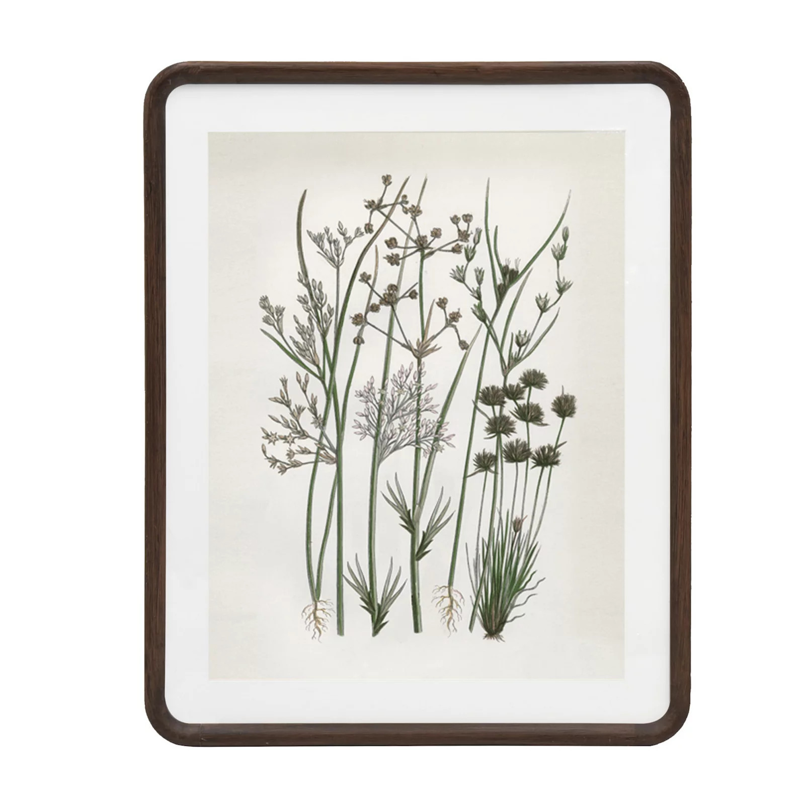 Belle Maison 16"" x 20"" Wild Flowers Wood Framed Wall Art, Brown | Kohl's