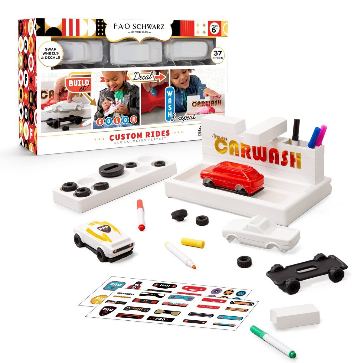 FAO Schwarz Custom Cars Coloring Set | Target