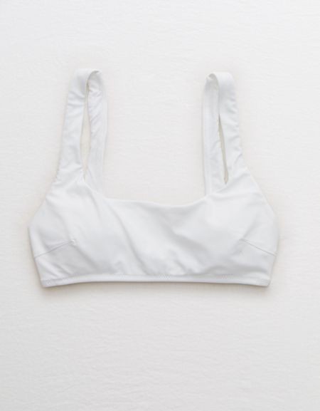 Aerie Wide Strap Scoop Bikini Top | American Eagle Outfitters (US & CA)