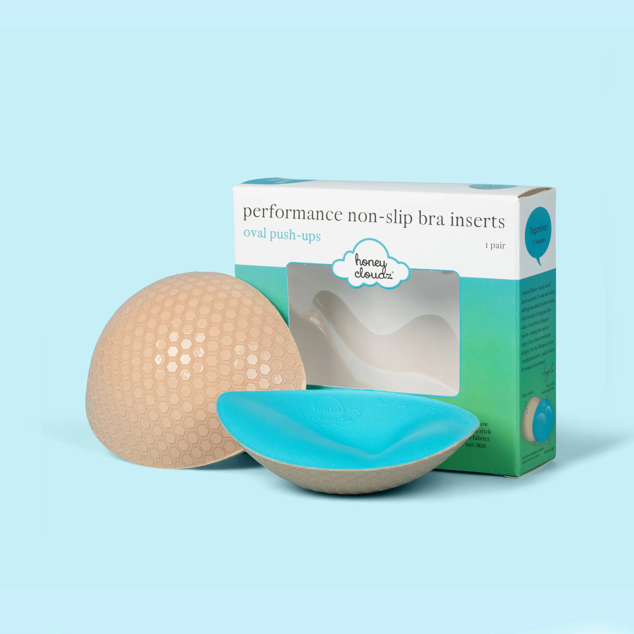Oval Push-Up Bra Inserts | Honey Cloudz