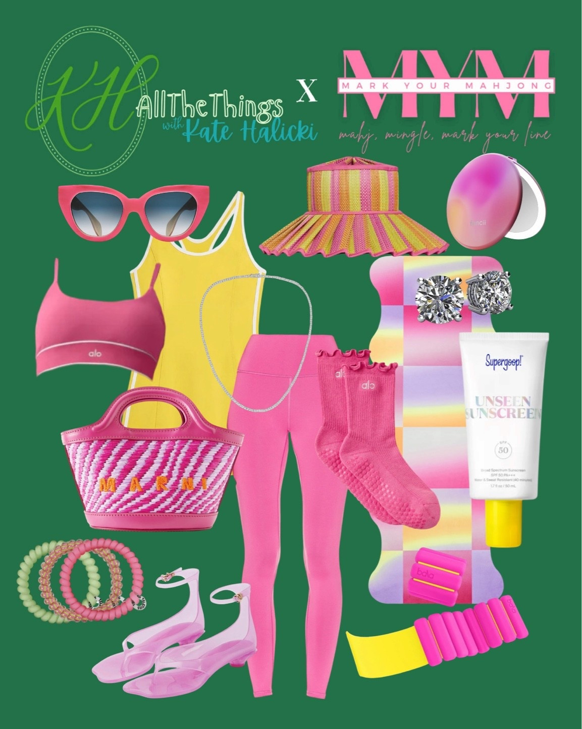 Pilates & Play 💖
Kate Halicki x Mark Your Mahjong Collab

*sunglasses: MorganthalFrederics*
*yoga mat: Fête* 

#fitness #leisure #pink

#LTKootd #LTKActive #LTKTravel
