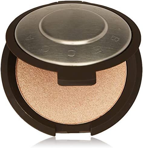 BECCA Shimmering Skin Perfector Pressed Highlighter, Champagne Pop for Women, Soft Gold with Peac... | Amazon (US)