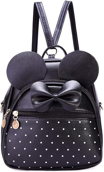 Girls Bowknot Polka Dot Cute Mini Backpack Small Daypacks Convertible Shoulder Bag Purse for Wome... | Amazon (US)