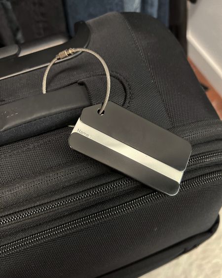 I bought the set of 5 of these stainless steel luggage tags to put on everyone in my family’s luggage, backpacks and work bags. 


#LTKtravel #LTKitbag #LTKfamily