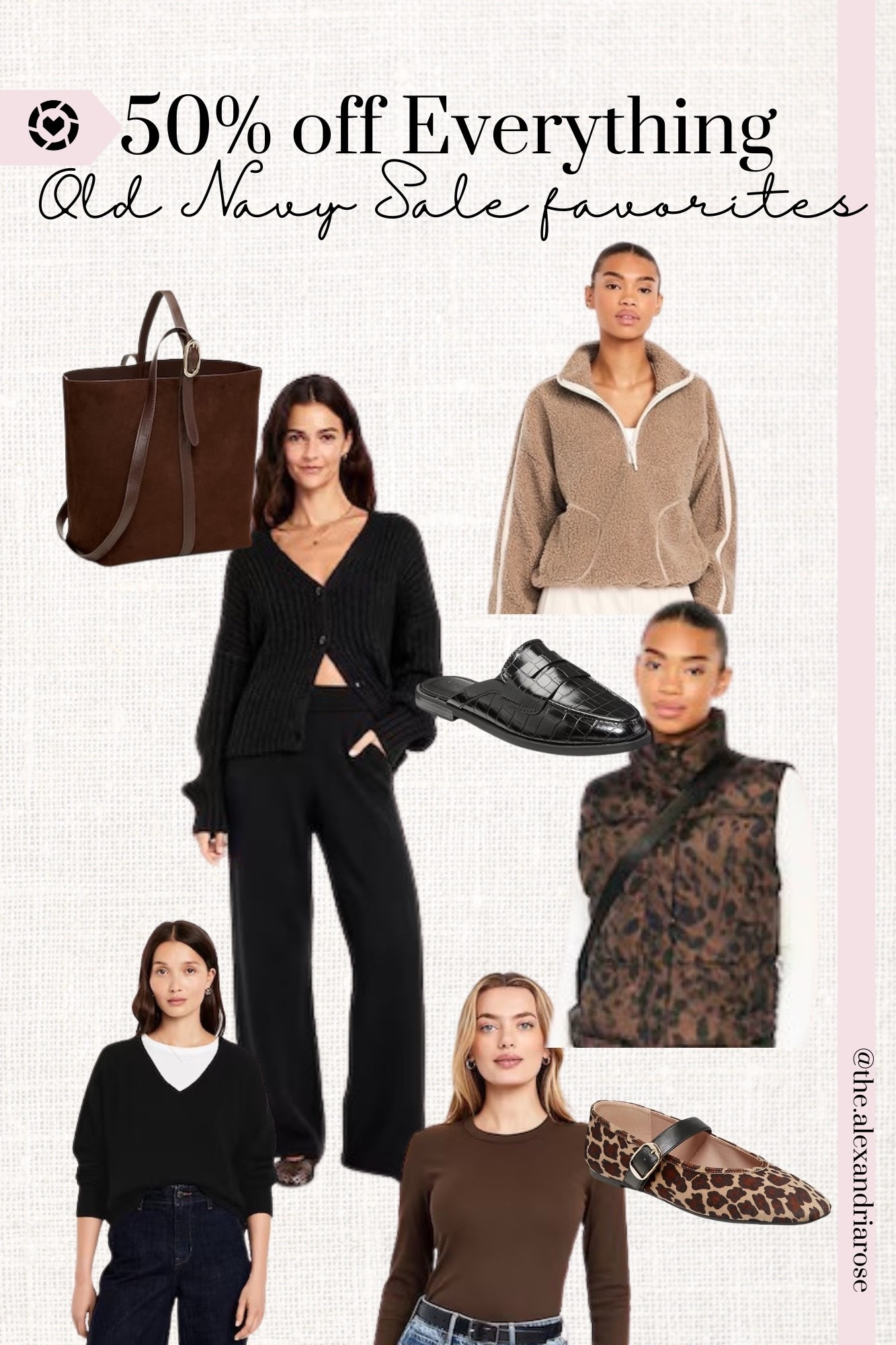 Old Navy is having 50% off everything until 10/22! Hurry and grab some fall staples at a fraction of the price! 

Linking my must haves because these will sell out fast:
Puffer vests, Everyday flats, Fall basics & neutral layers! 

Easy mom style under budget! My picks are in LTK & linked in the comments so you can add to cart before the sale ends 🛍️✨

#OldNavyFinds #FallStyleSteals

#LTKSeasonal #LTKHoliday #LTKFindsUnder50