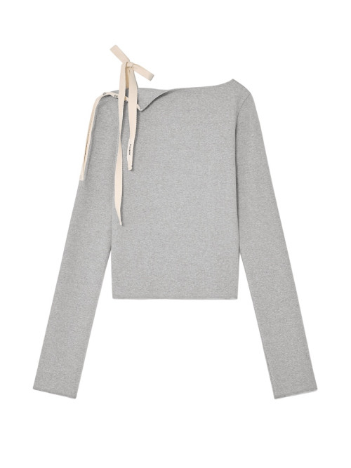 MUSINSA | GLOWNY LOUISA LONG SLEEVE (GRAY) | Musinsa Global