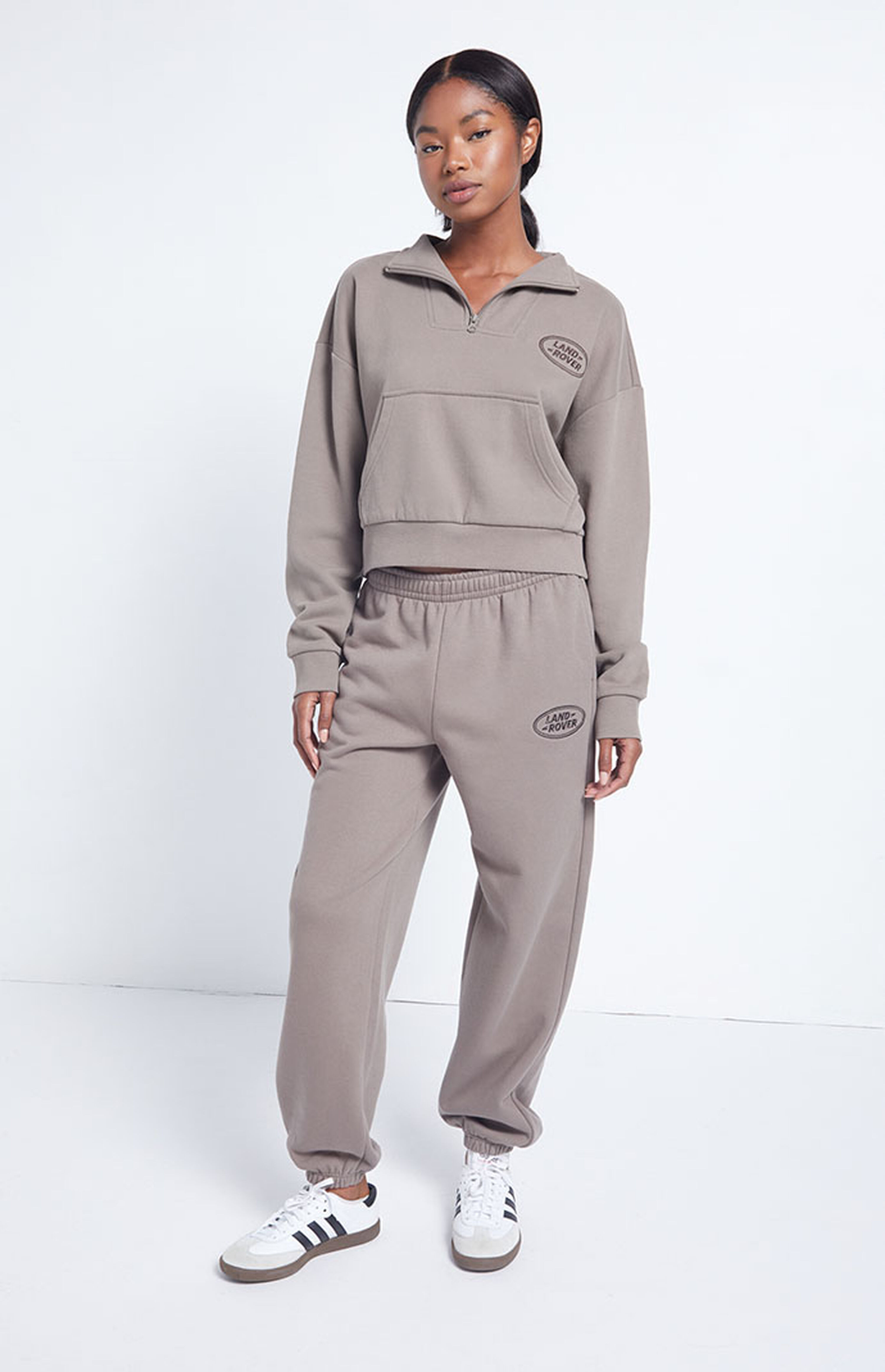 Land Rover Emblem Half Zip Sweatshirt | PacSun | PacSun