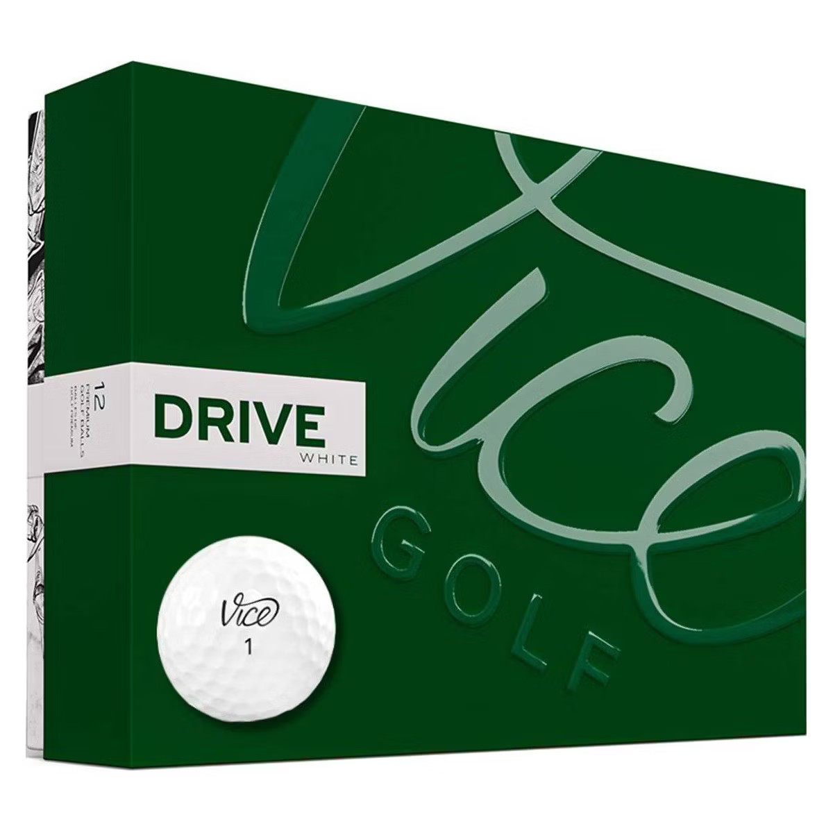 Vice Drive Golf Balls - 12pk: Urethane Shell, Age 13+ | Target