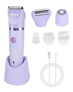 Ufree Bikini Trimmer Electric Razors for Women, Rechargeable Pubic Body Hair Trimmer Electric Sha... | Amazon (US)