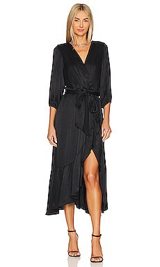 Ruffle Surplice Midi Dress
                    
                    Bobi | Revolve Clothing (Global)
