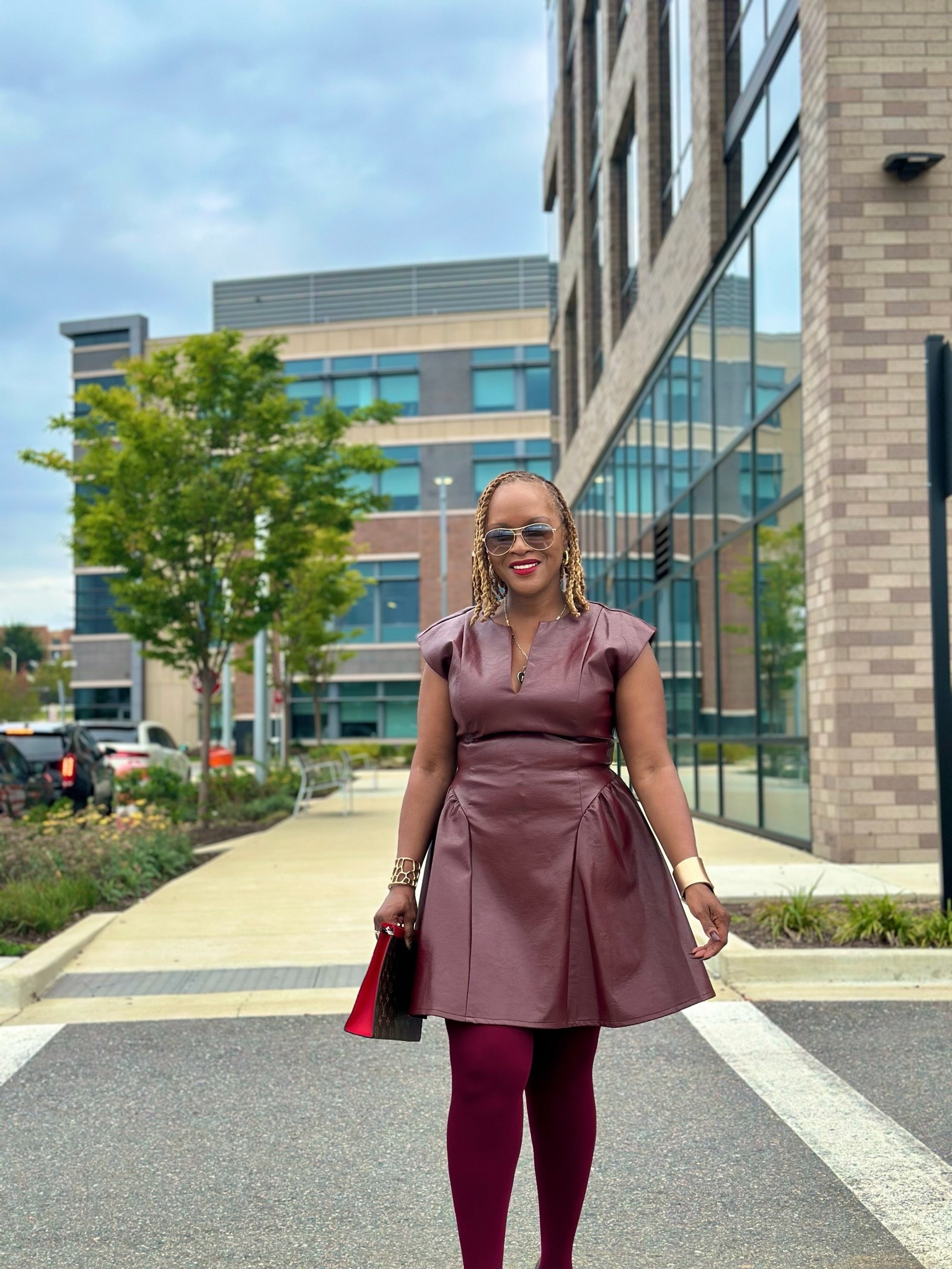 Burgundy faux, leather dress for Fall

#LTKootd #LTKdayinmylife #LTKOver40
