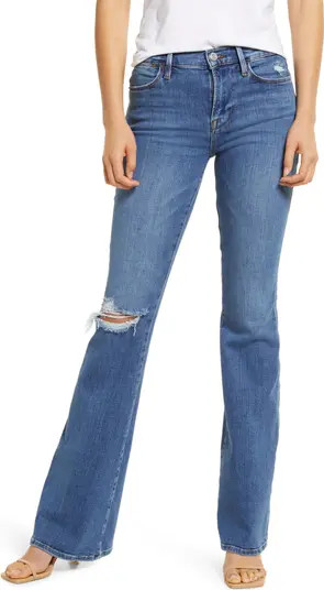 FRAME Le High Waist Flare Jeans | Nordstrom | Nordstrom