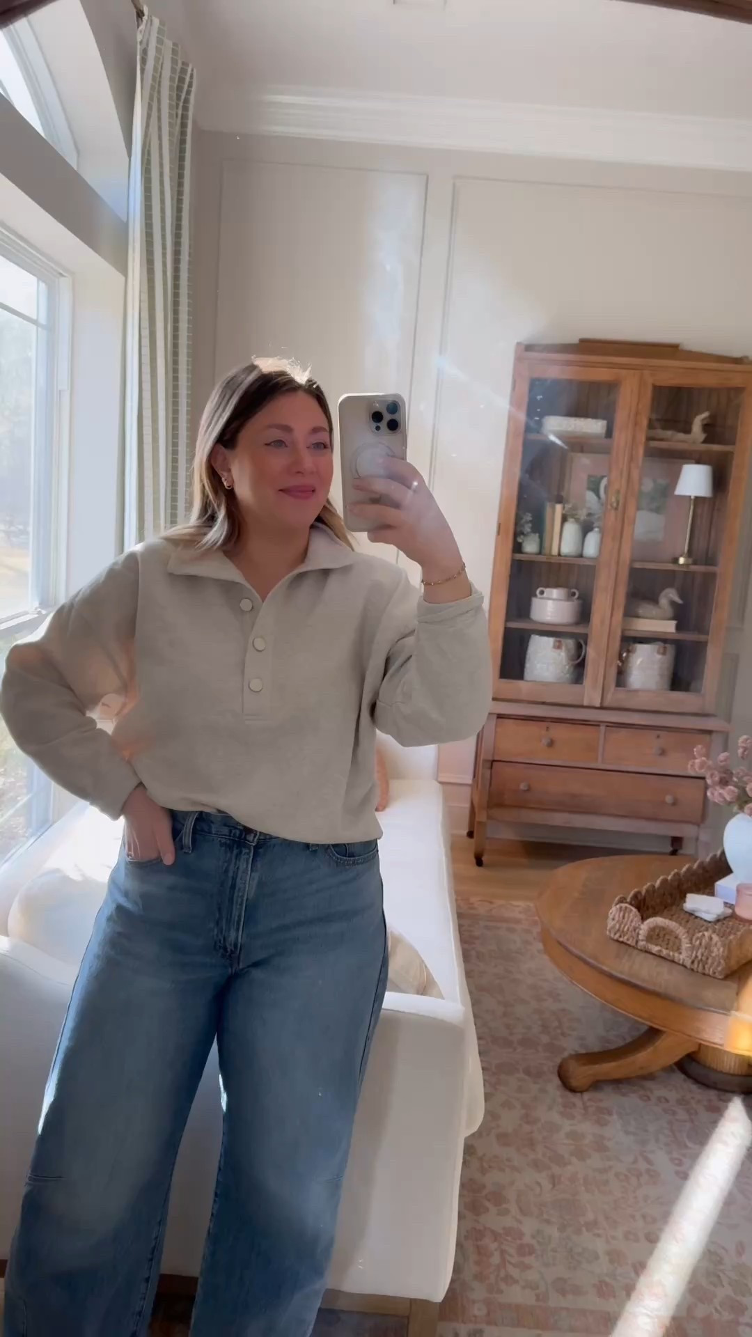 Walmart sweatshirt! Under $23! Wearing a medium! 

#LTKActive #LTKmomlife #LTKootd