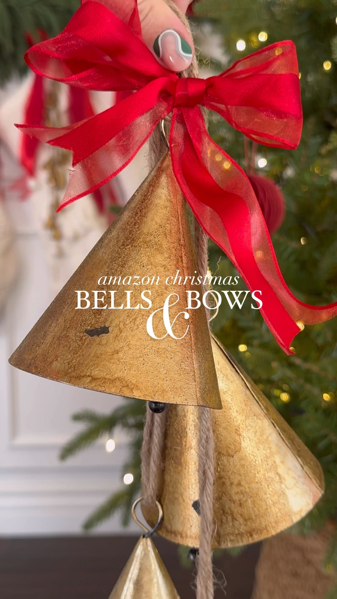 #amazon bells and bows 
#amazonchristmas

#LTKHome #LTKHoliday #LTKStyleTip