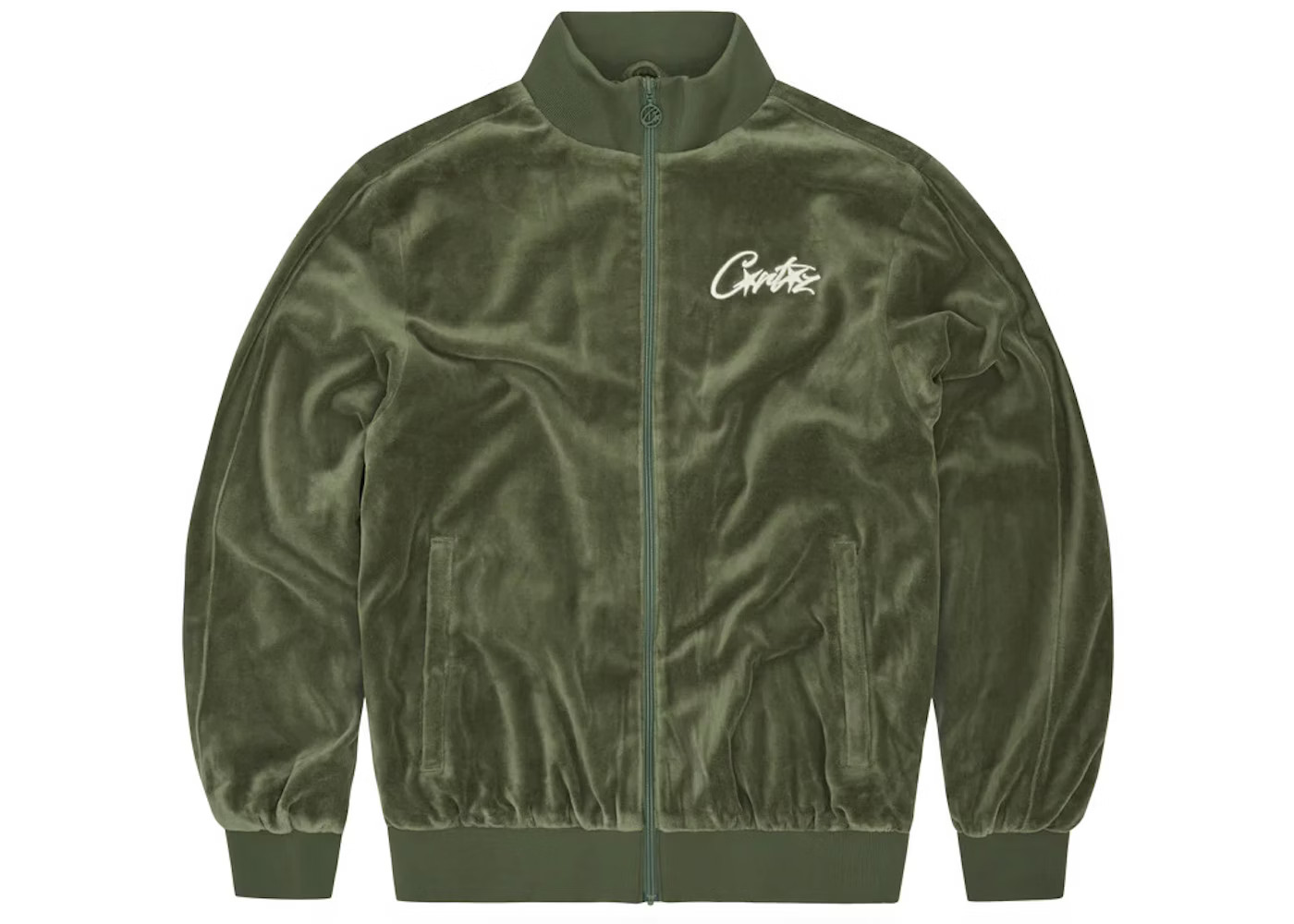 Corteiz VVS Velour JacketGreen | StockX