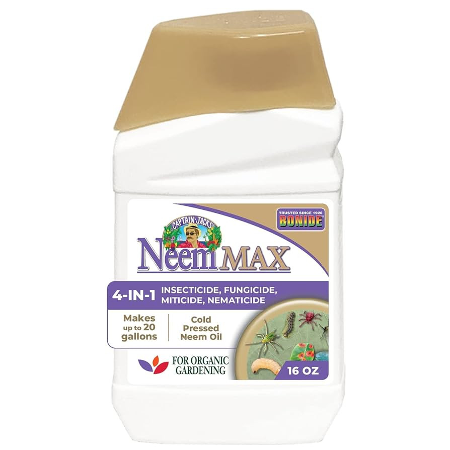 Bonide Captain Jack's Neem Max, 16 oz Concentrated Cold Pressed Neem Oil, Multi-Purpose Insectici... | Amazon (US)
