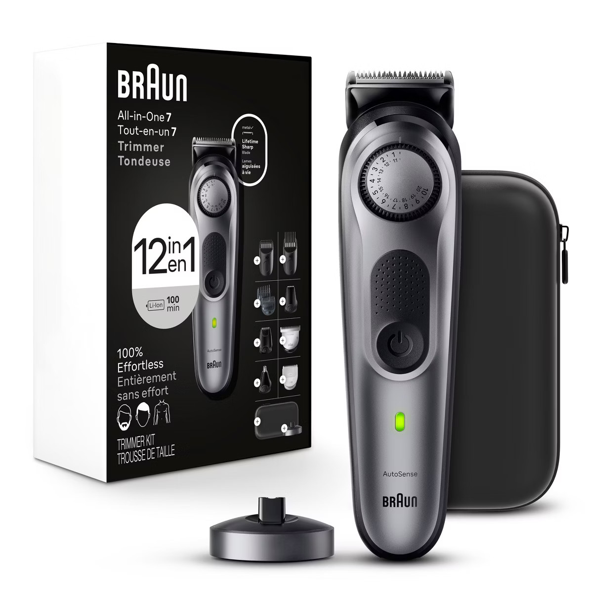 Braun Series 7 AiO7440 Rechargeable 12-in-1 Body, Beard & Hair Trimmer | Target