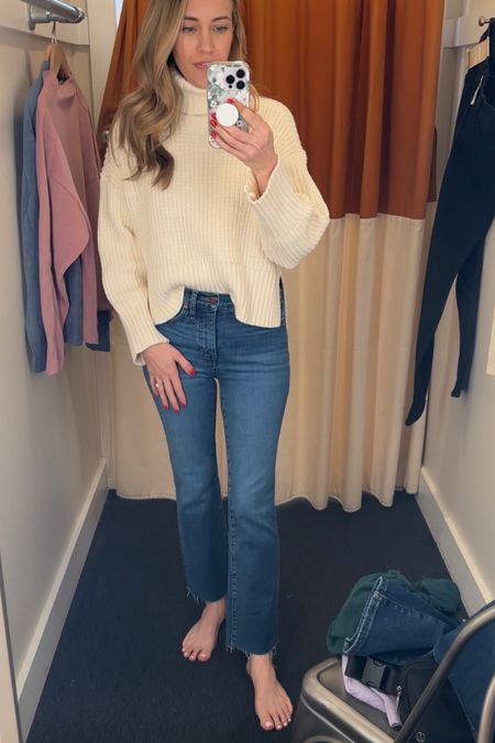 These exact jeans aren’t part of the sale (not sure why!) but I linked two others that are identical in style but a different wash that ARE 50% off :)

#LTKHoliday #LTKSeasonal #LTKCyberWeek
