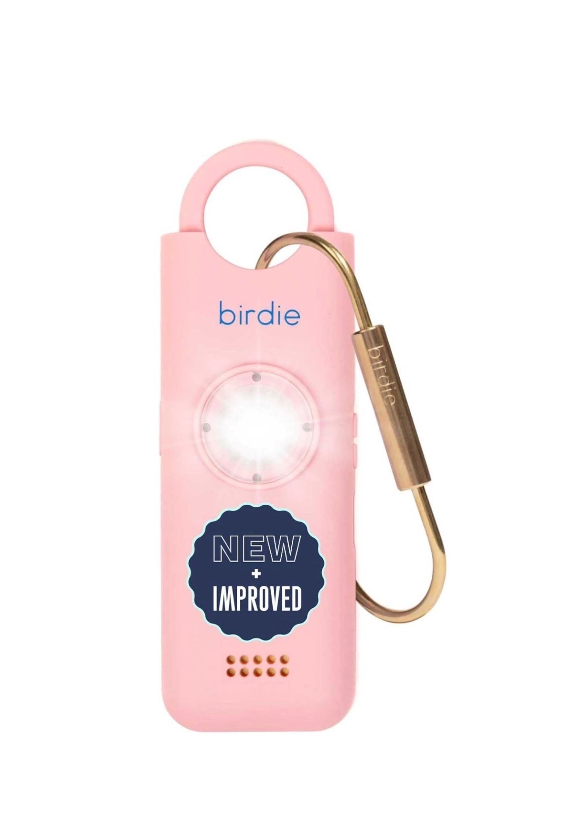 She’s Birdie 3.0 New Version – The Original Personal Safety Alarm for Women by Women–Loud Siren, Flash Light and Rechargeable Battery in a Variety of Colors (Blossom Pink)