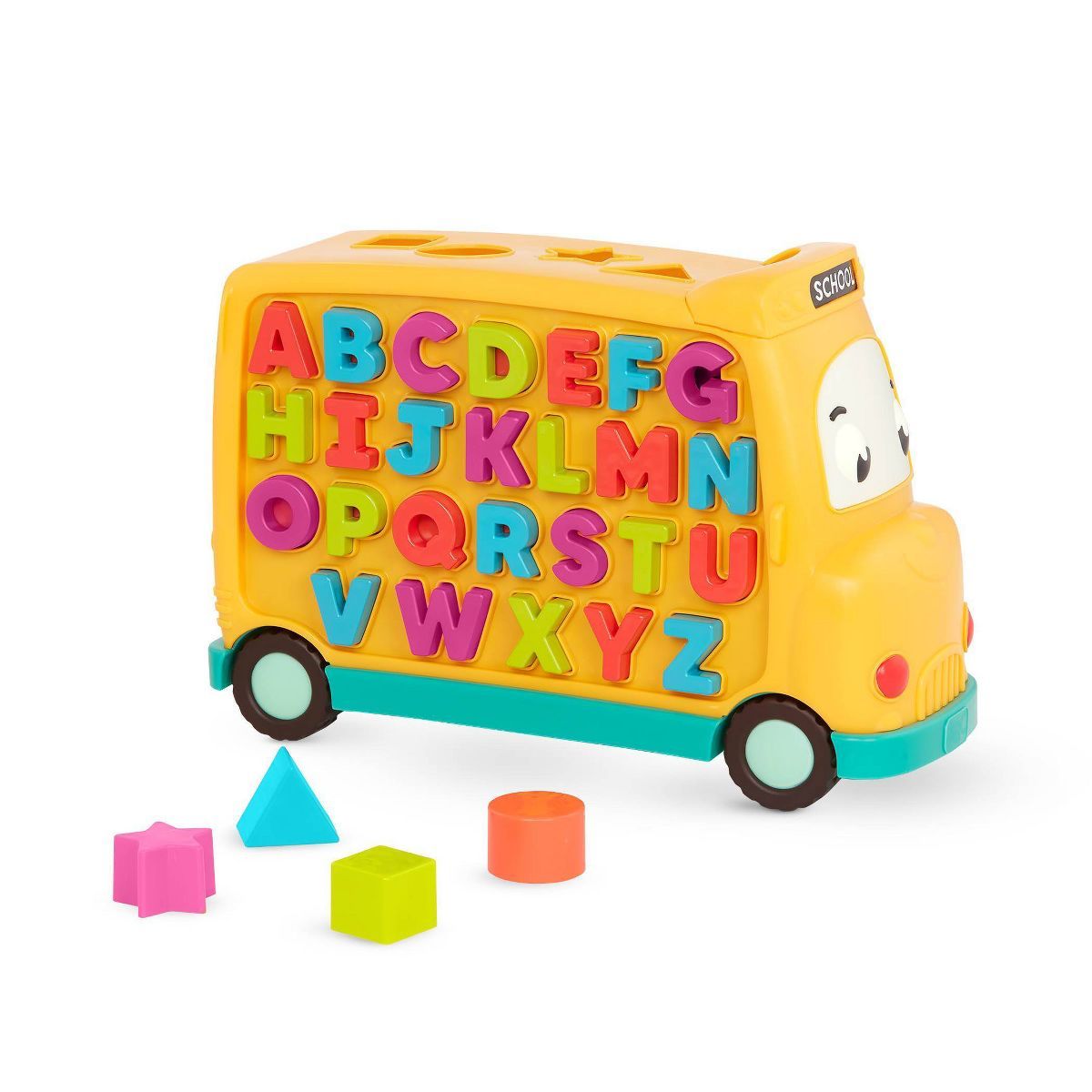 B. toys Educational Toy School Bus & Alphabet Pieces AlphaBus | Target