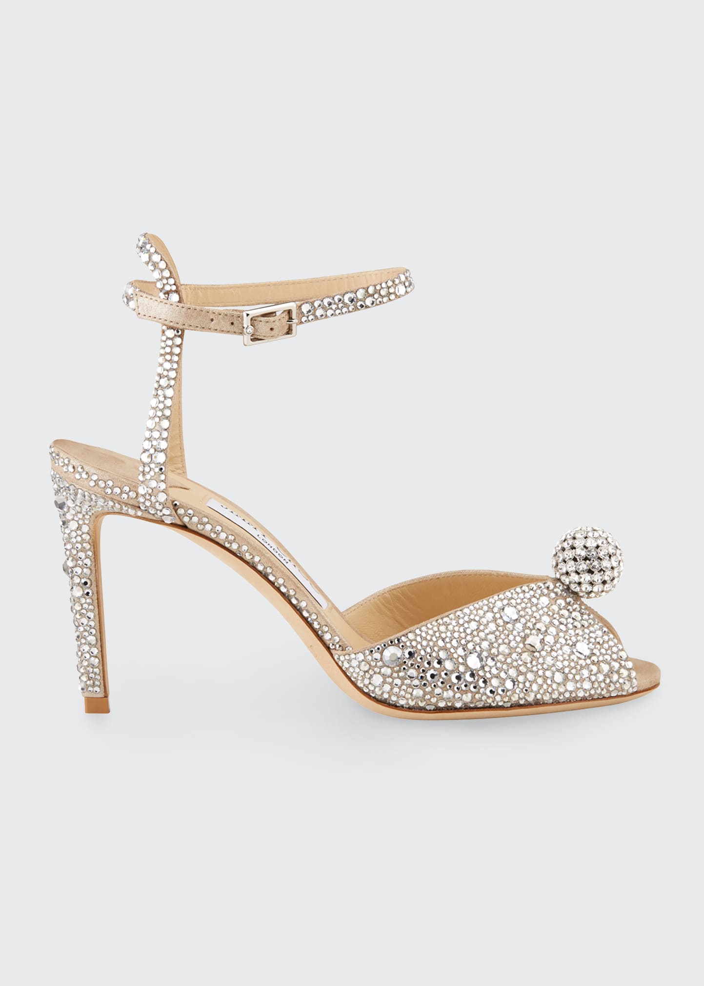 Sacora Crystal-Embellished High-Heel Sandals | Bergdorf Goodman