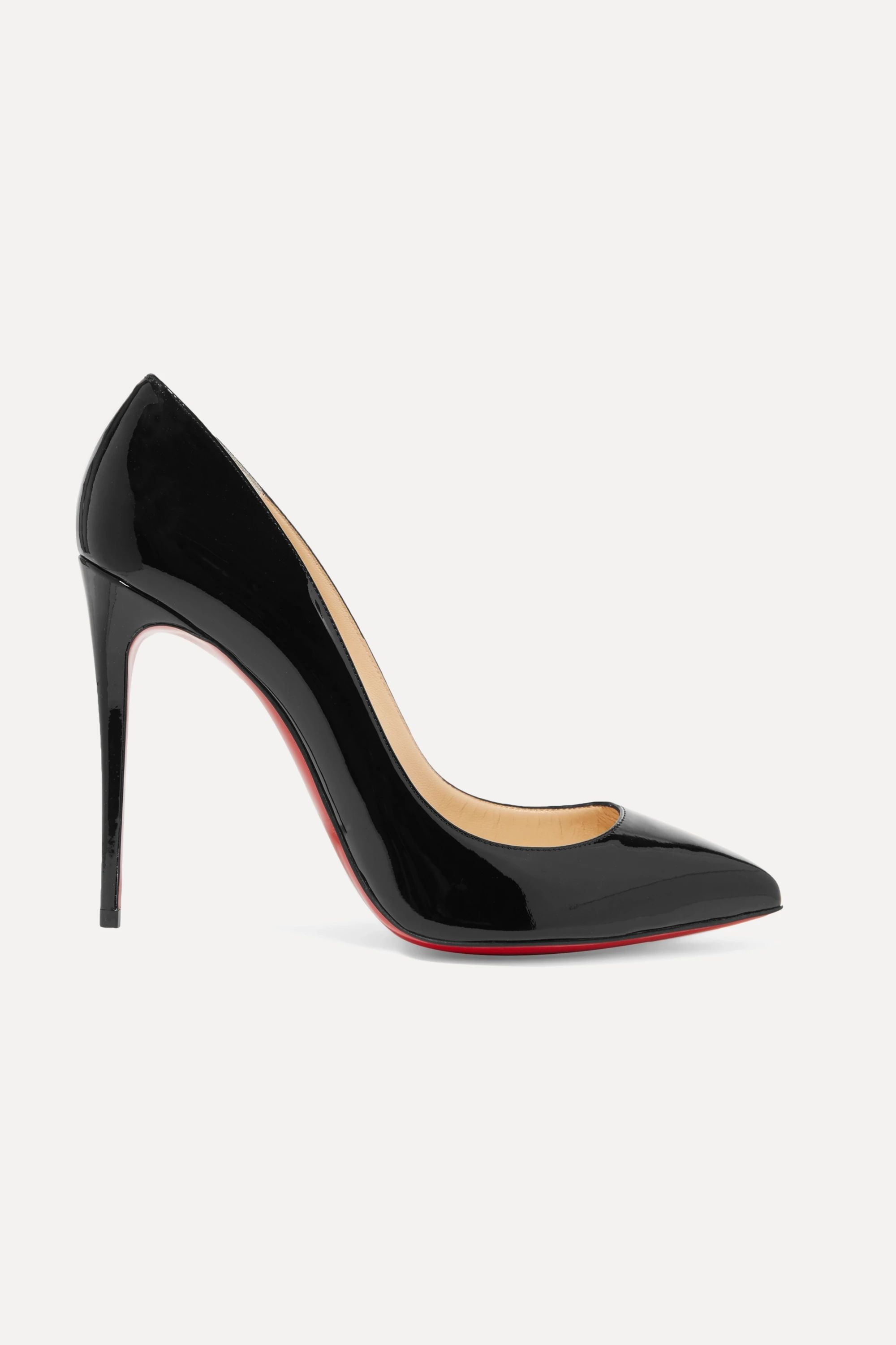 Black Pigalle Follies 100 patent-leather pumps | Christian Louboutin | NET-A-PORTER | NET-A-PORTER (UK & EU)