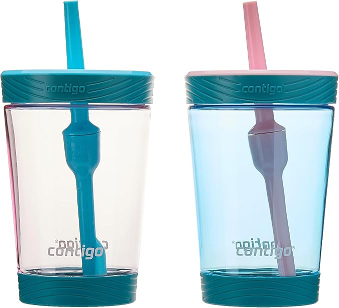Contigo Kids Spill-Proof 14oz Tumbler with Straw and BPA-Free Plastic, Fits Most Cup Holders and ... | Amazon (US)