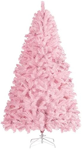 Yaheetech 6ft Pink Artificial Christmas Pine Tree Seasonal Holiday Carnival Home Party Decoration... | Amazon (US)