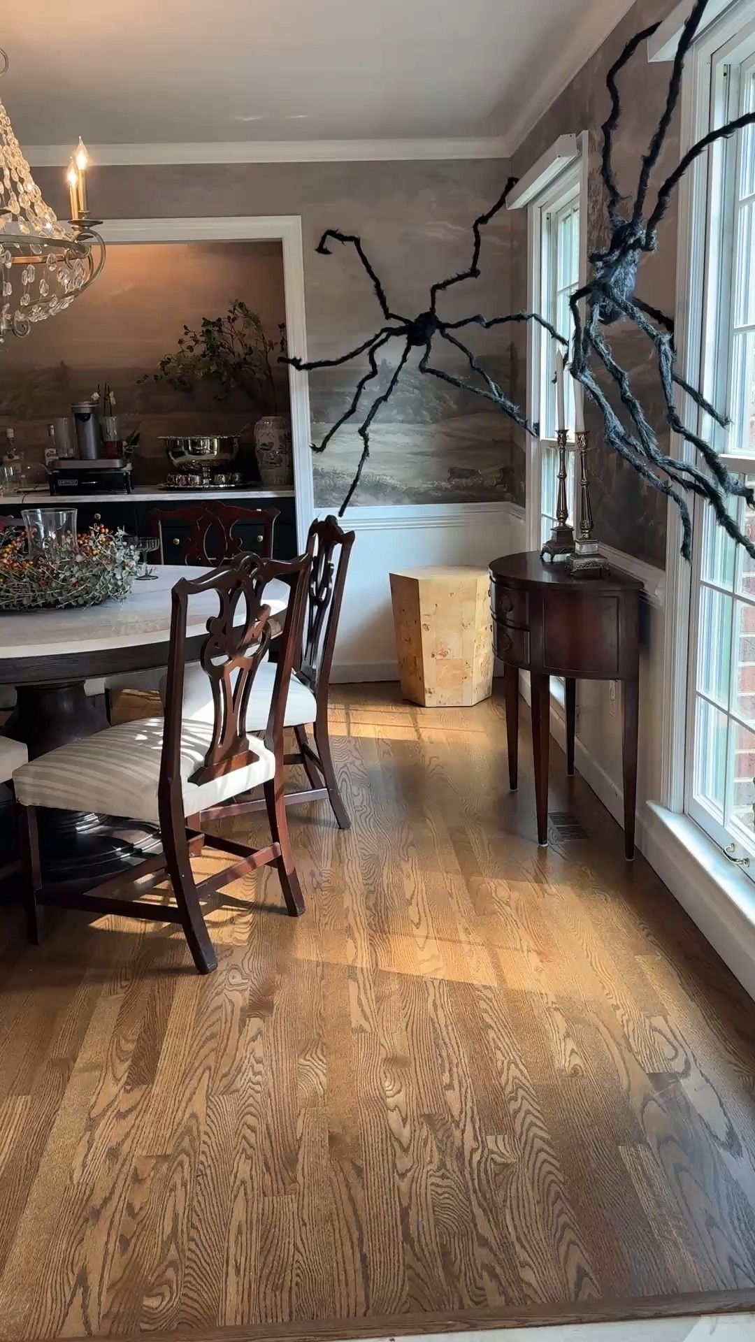Couldn’t pass up these giant fuzzy spiders from Wayfair 🕷️ I went with the 79” size (because go big or go home!). They’re lightweight, easy to move around, and look spooky anywhere—on shrubs, hanging off the house, or even crawling up the dining room wall. Bonus: they fold down for easy storage. 👻 @wayfair  #Wayfair  #wayfairpartner 


#LTKFamily #LTKHome #LTKSeasonal