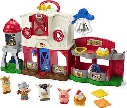 Fisher-Price Little People Caring for Animals Farm Playset with Smart Stages Learning Content for... | Amazon (CA)