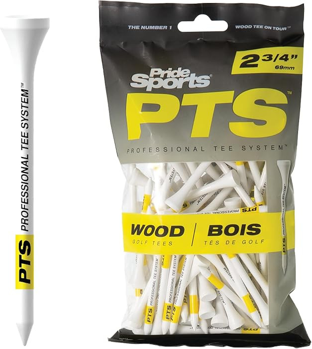 PrideSports PTS Wood Golf Tees | 100 Count, 2-3/4 Inch | #1 Wood Tee on Tour | Best for Drivers &... | Amazon (US)